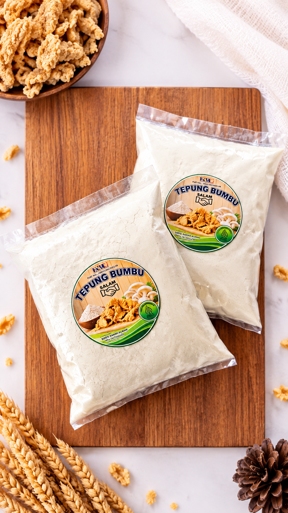 Tepung Jamur Crispy 500 gram